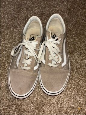 Grey Vans Old Skool Size 6.5